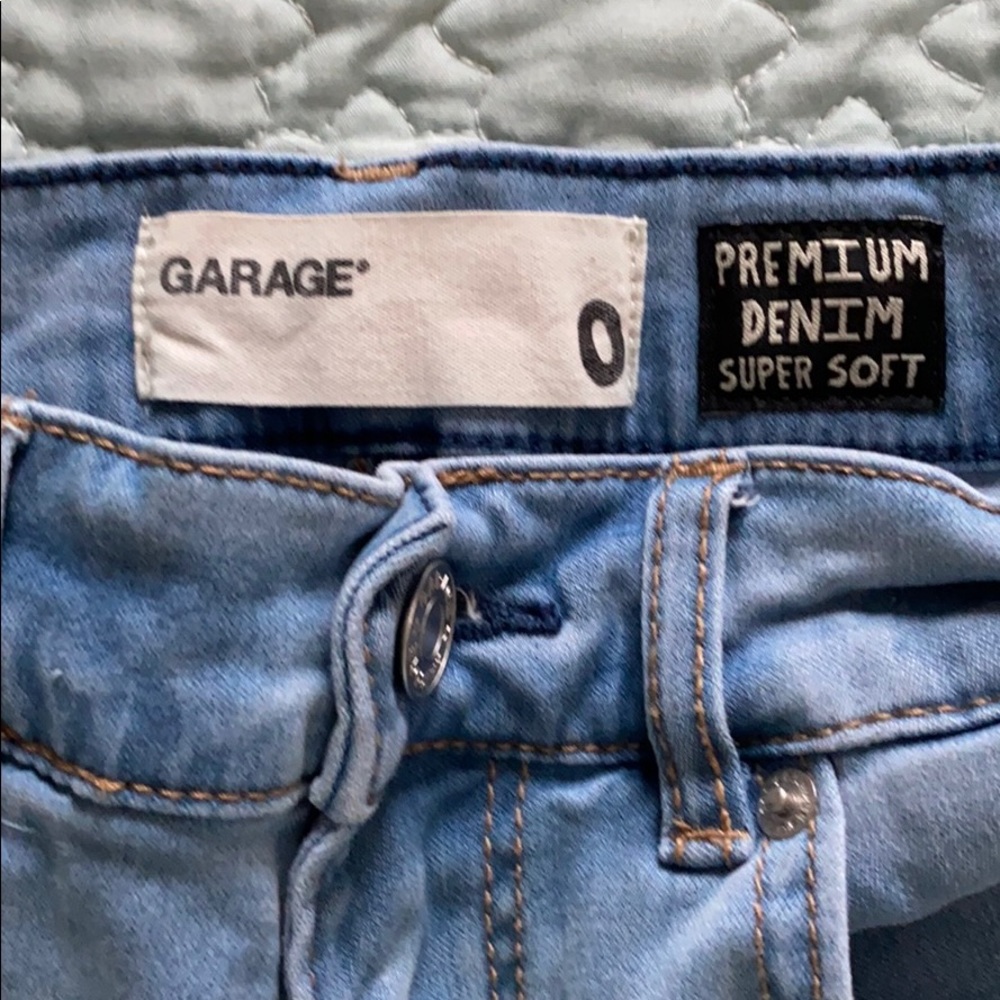 Garage cuffed jean shorts Size 0 - Picture 2 of 6